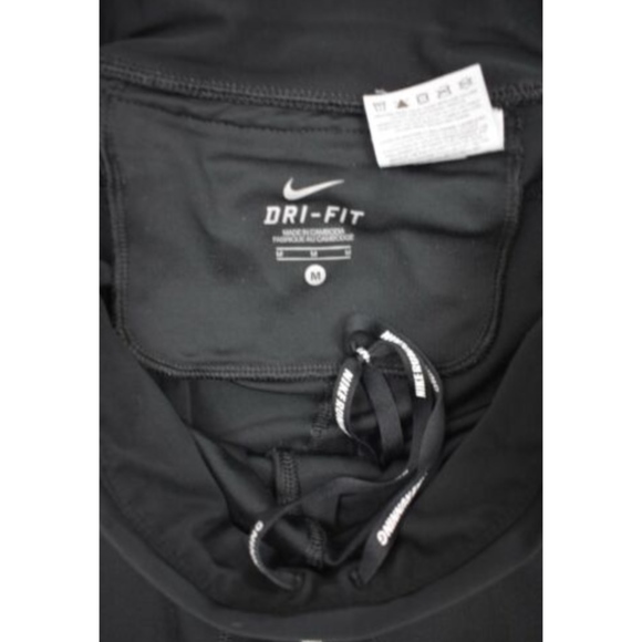 Nike Fit Dry Running Womens Black Capri Pants Med - Picture 4 of 4